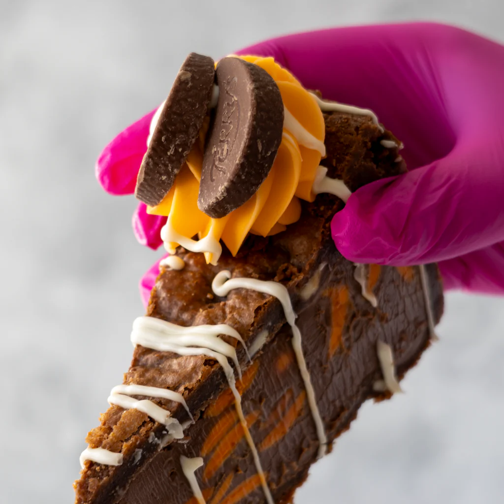 Chocolate Orange Cookie Pie Slice - Image 3