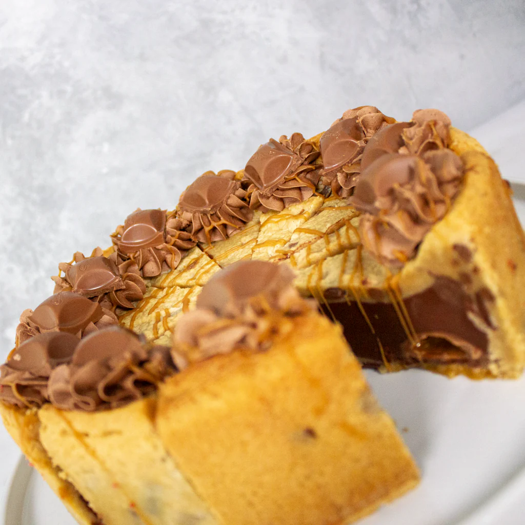 PRE-ORDER - Full Caramel Cookie Pie Slice - 12 Slices - Image 6