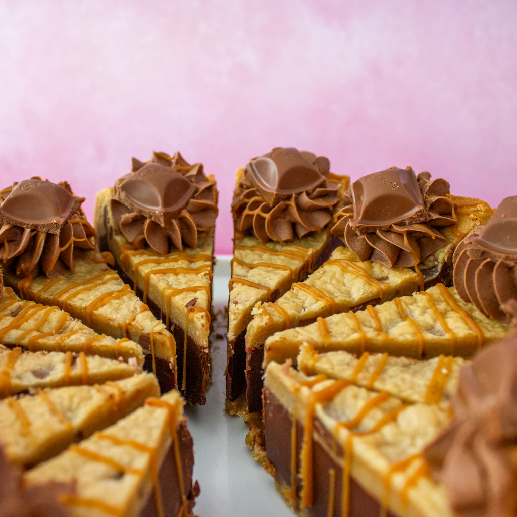 PRE-ORDER - Full Caramel Cookie Pie Slice - 12 Slices - Image 7