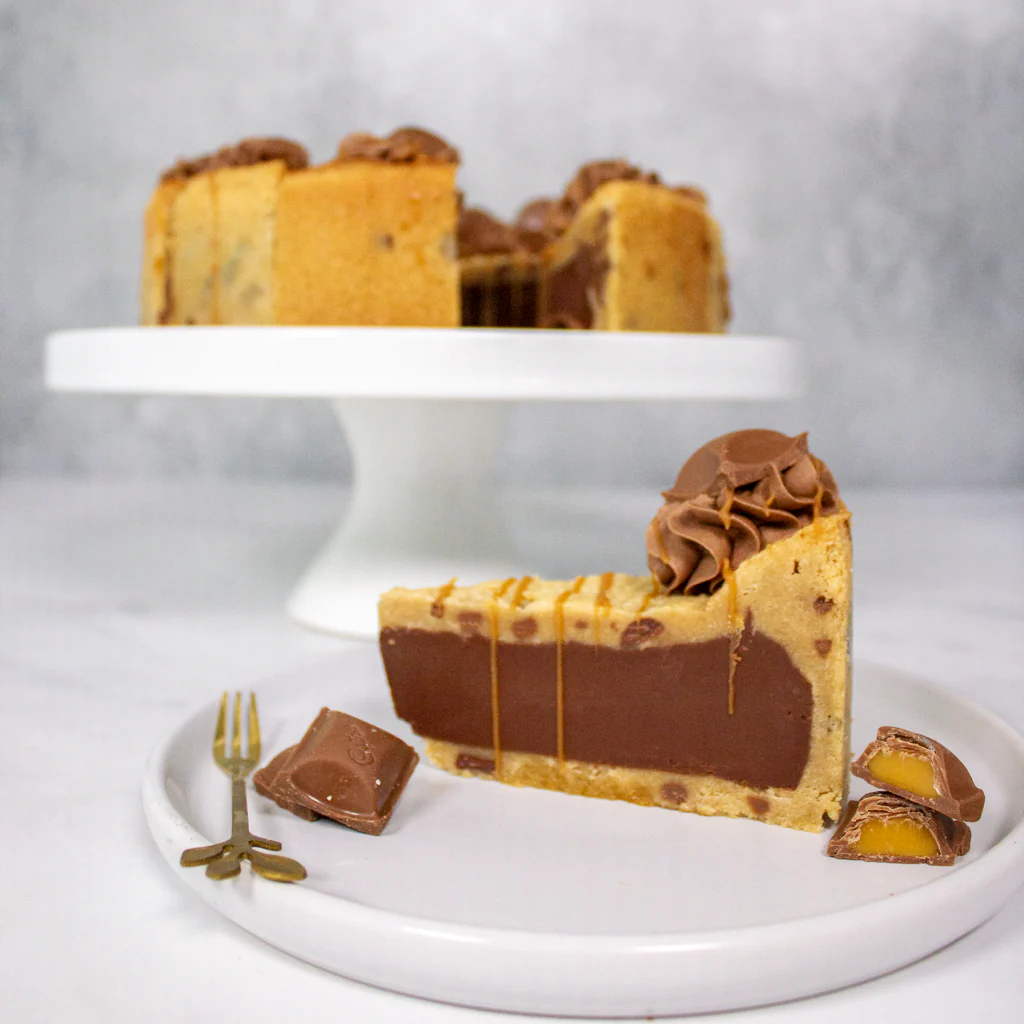 PRE-ORDER - Full Caramel Cookie Pie Slice - 12 Slices - Image 9