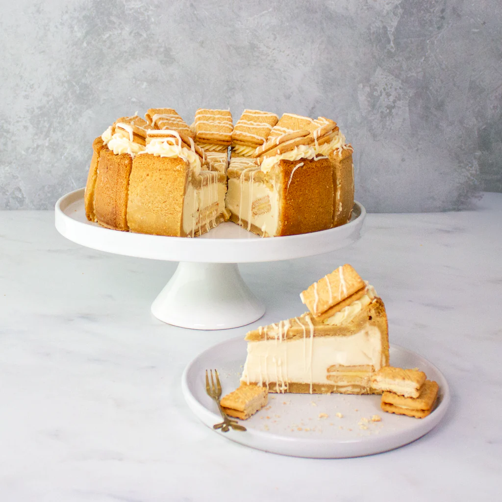 PRE-ORDER - Full Custard Cream Cookie Pie Slice - 12 Slices - Image 5