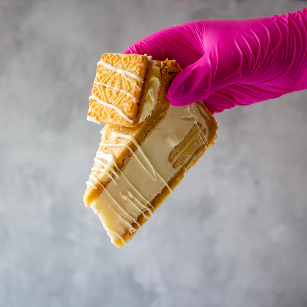 PRE-ORDER - Full Custard Cream Cookie Pie Slice - 12 Slices - Image 8