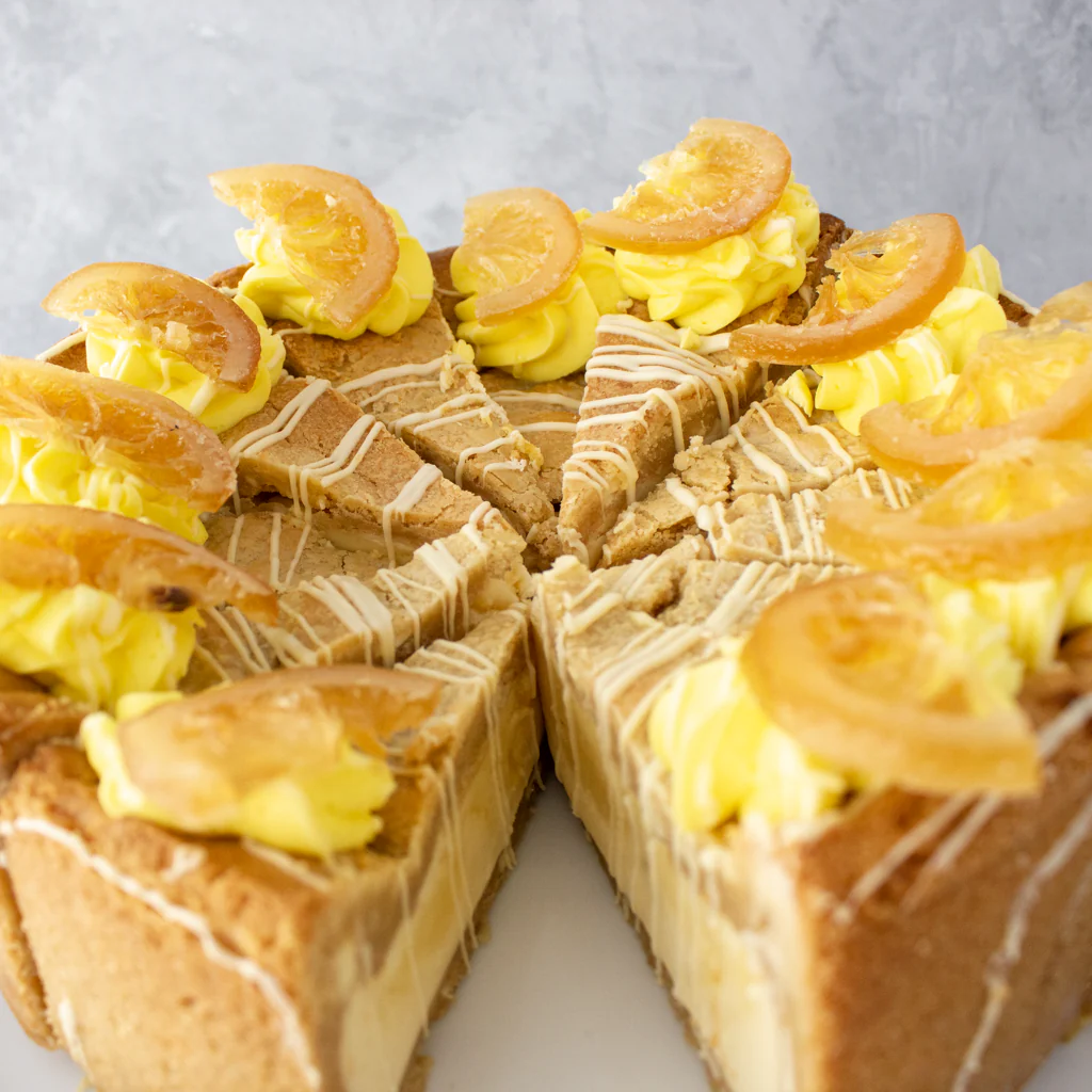 PRE-ORDER - Full White Chocolate & Lemon Cookie Pie Slice - 12 Slices - Image 5