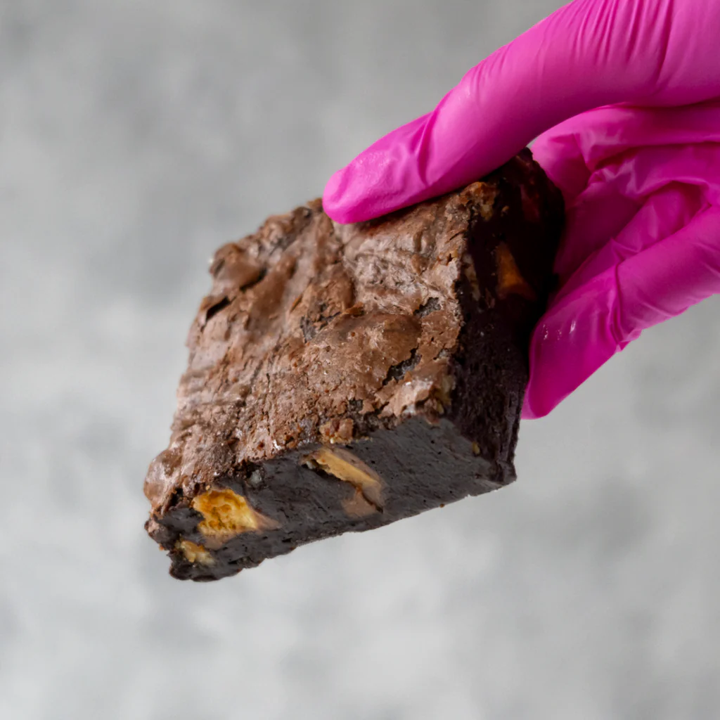 Honeycomb Crunch Brownie Slab