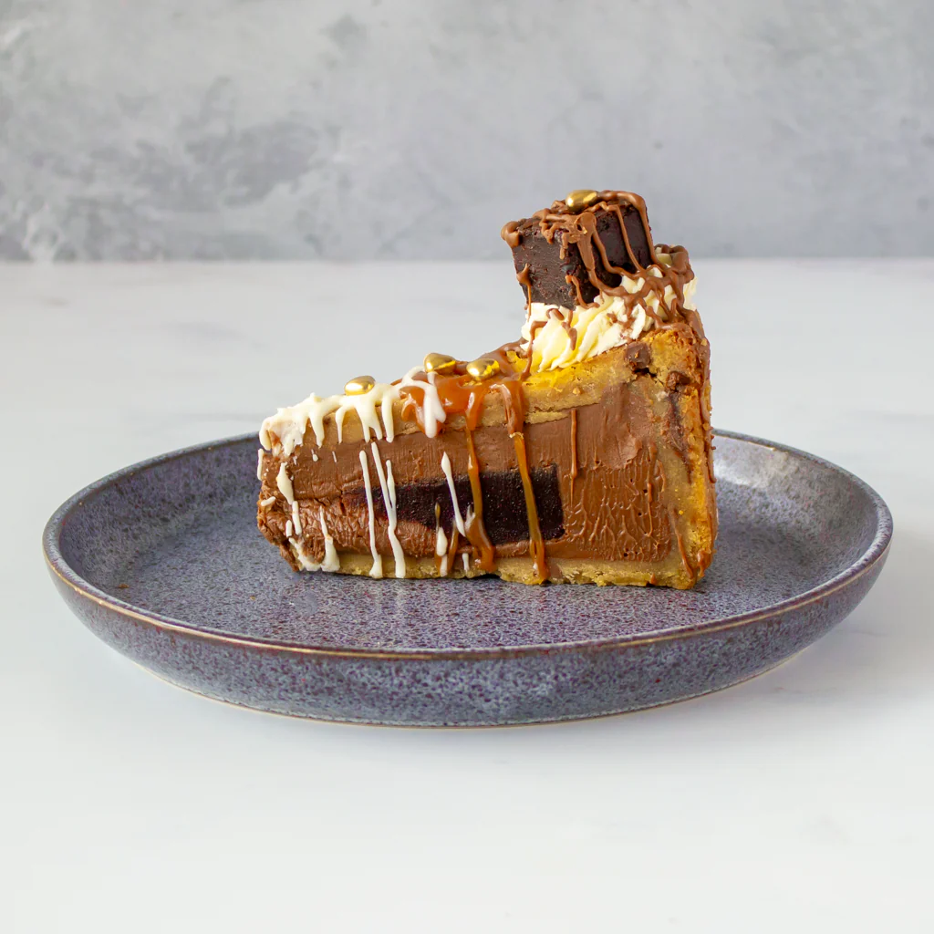 Limited Edition Valentine's Salted Caramel Brownie Cookie Pie Slice - Image 10