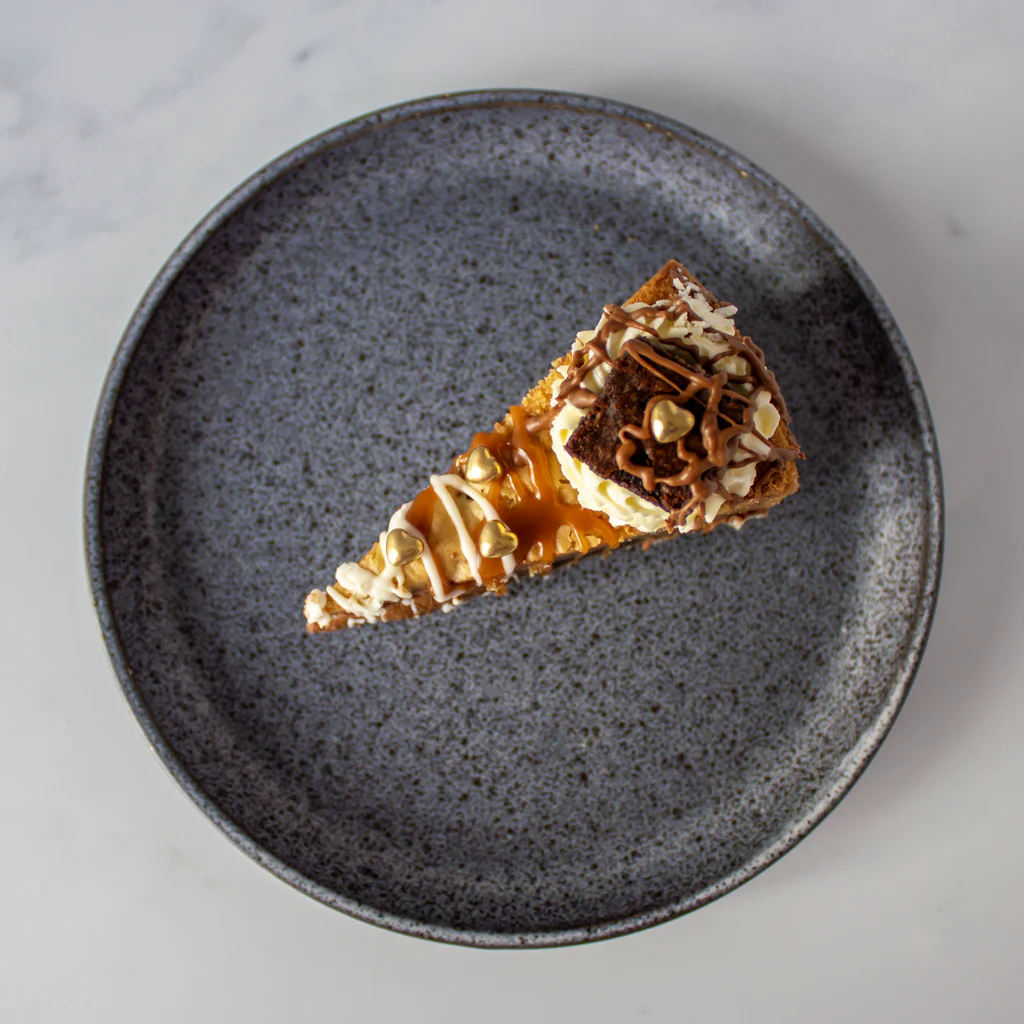 Limited Edition Valentine's Salted Caramel Brownie Cookie Pie Slice - Image 11