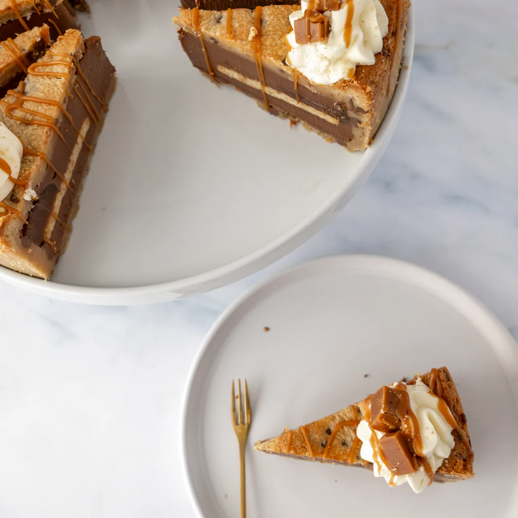 PRE-ORDER - Full Banoffee Cookie Pie Slice - 12 Slices - Image 16
