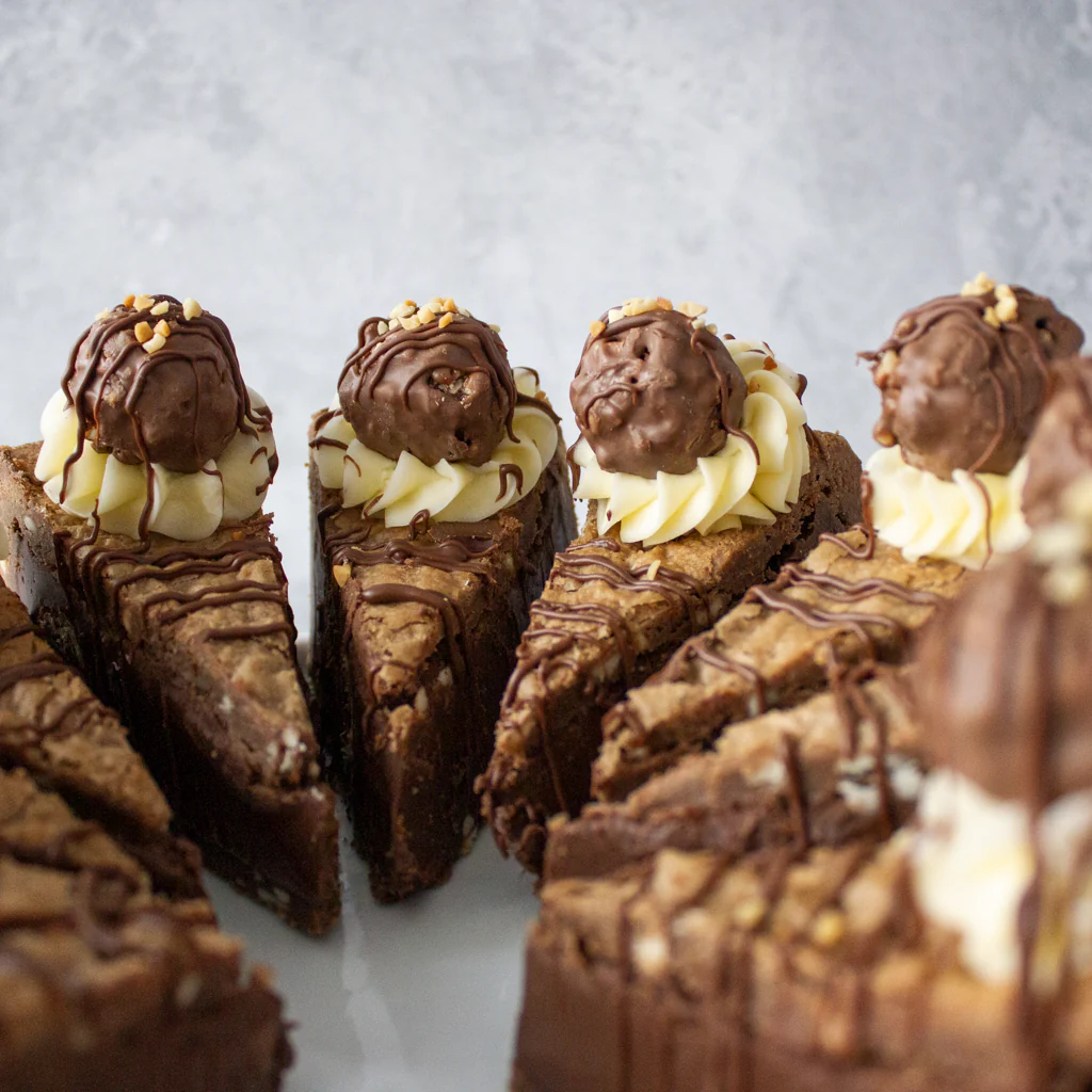 PRE-ORDER - Full Hazelnut Truffle Cookie Pie Slice - 12 Slices - Image 6