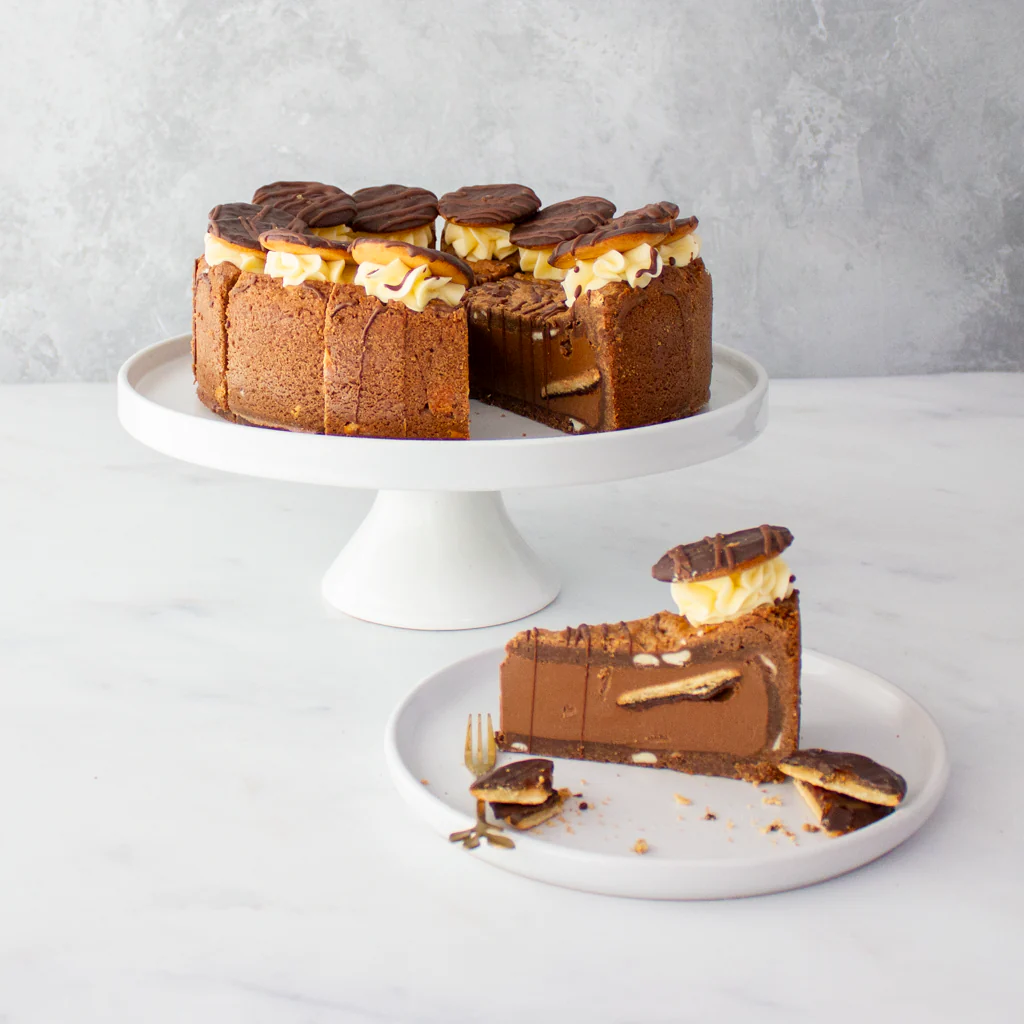 PRE-ORDER - Full Jaffa Cake Cookie Pie Slice - 12 Slices - Image 5