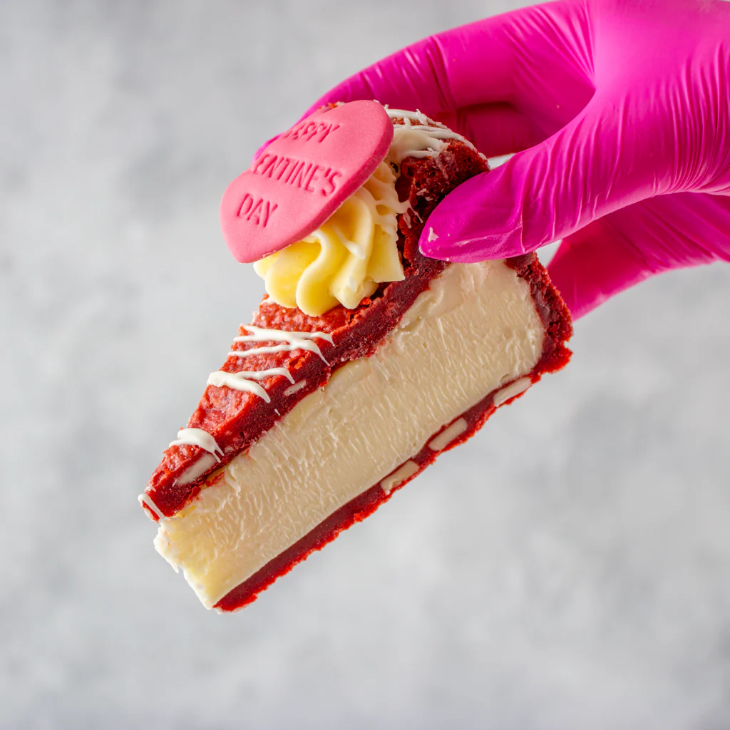 Limited Edition Valentine's Red Velvet Cookie Pie Slice - Image 2