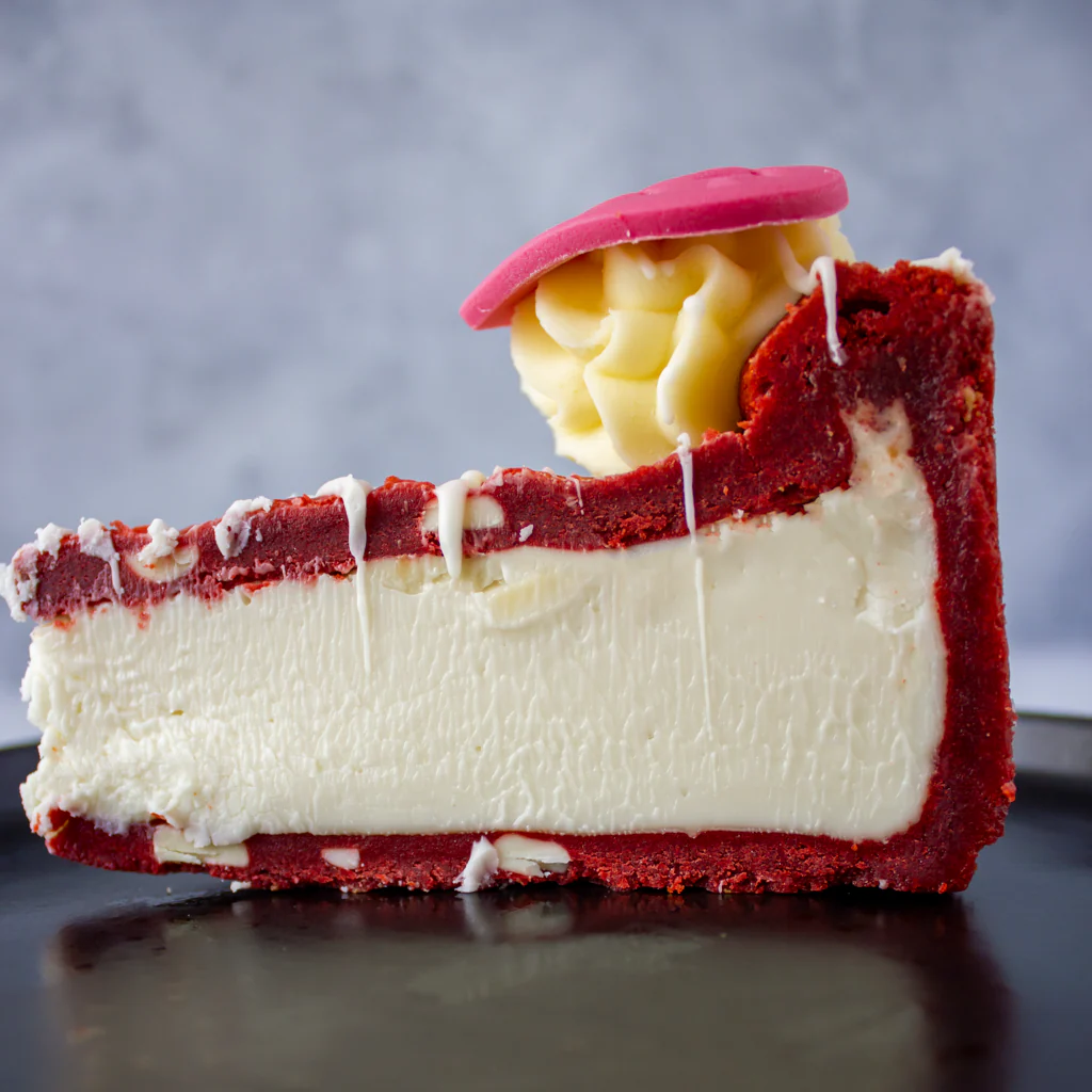 Limited Edition Valentine's Red Velvet Cookie Pie Slice - Image 4