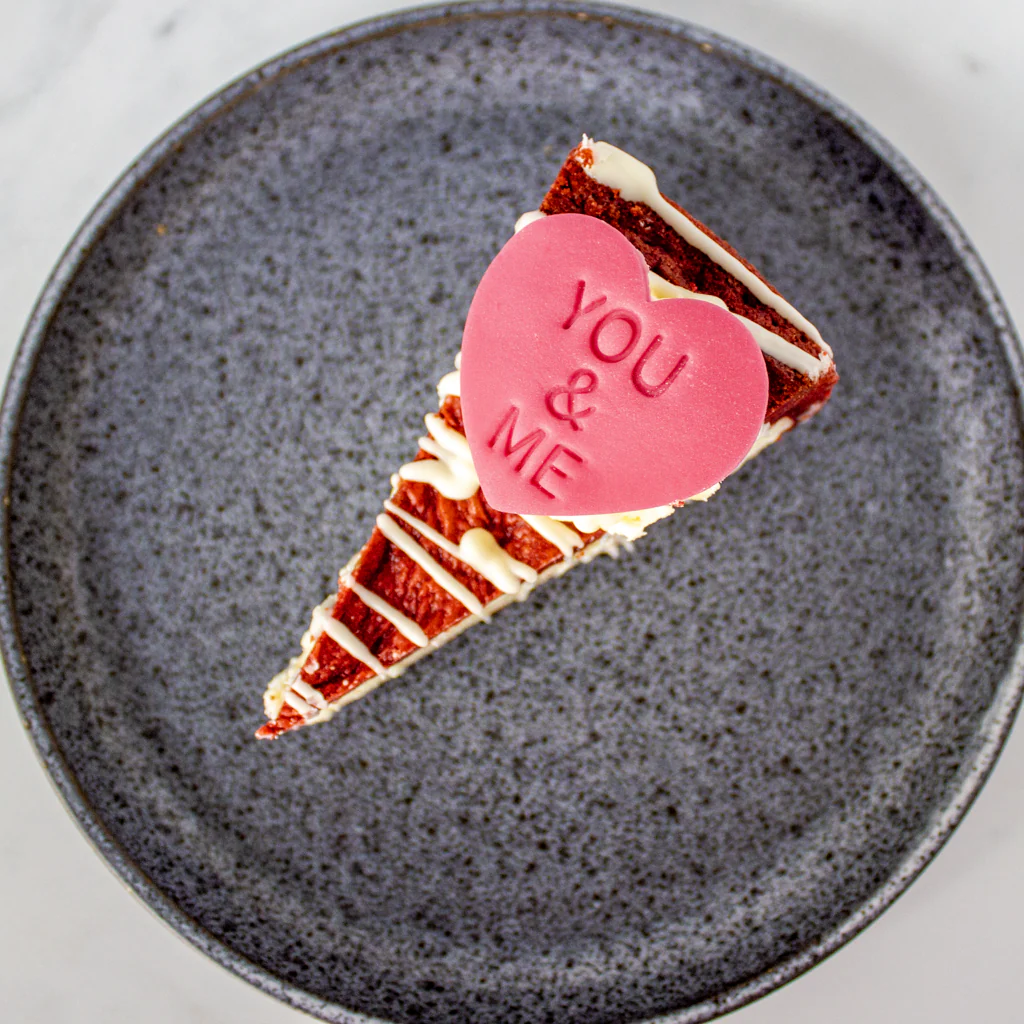 Limited Edition Valentine's Red Velvet Cookie Pie Slice - Image 9
