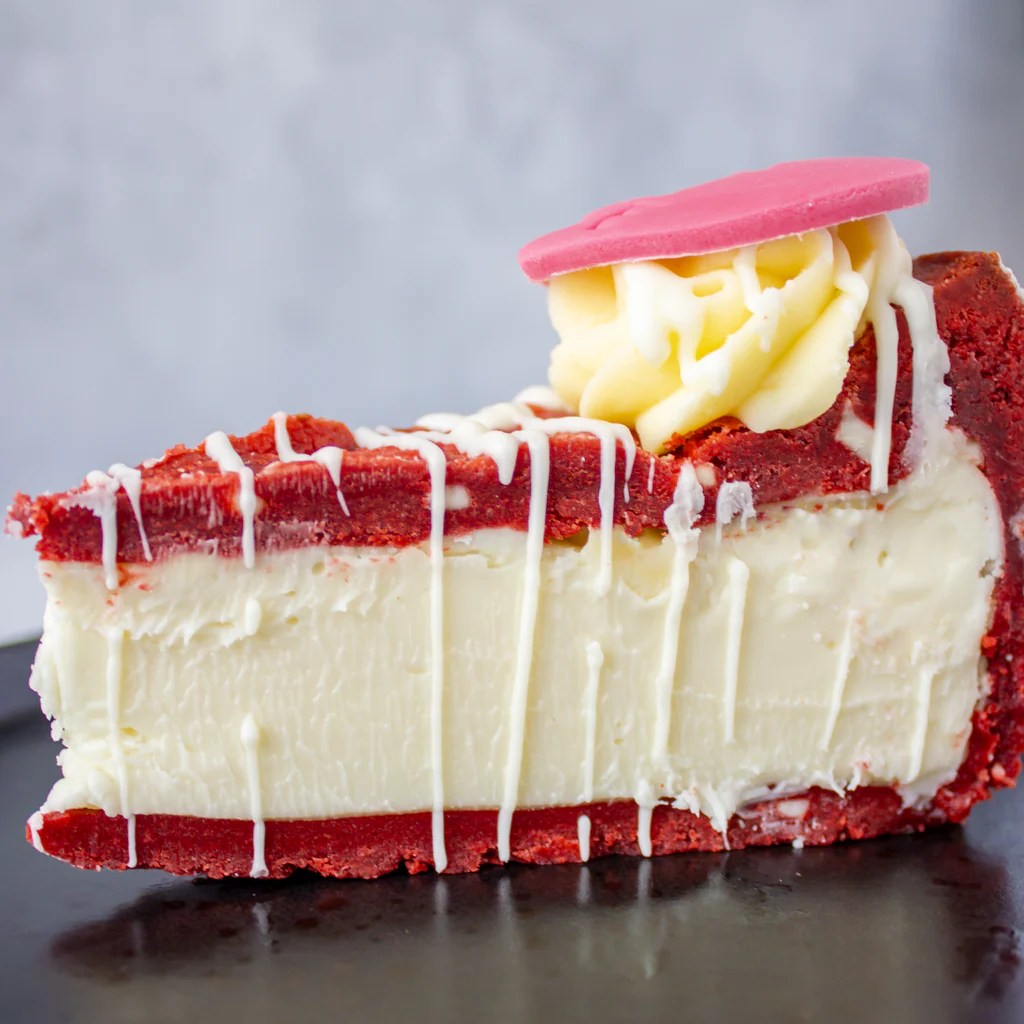 Limited Edition Valentine's Red Velvet Cookie Pie Slice - Image 5