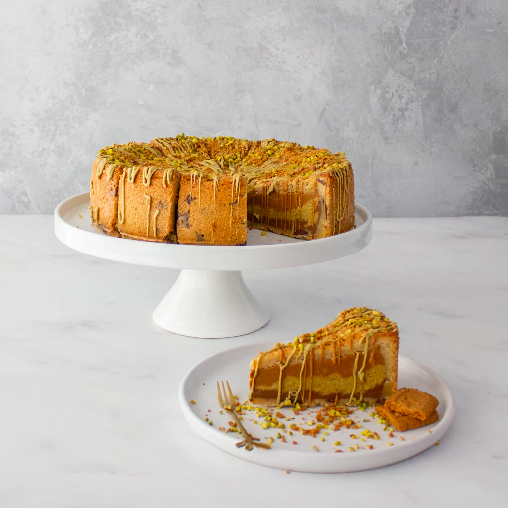 PRE-ORDER - Full Dubai Chocolate Cookie Pie Slice with Biscoff - 12 Slices - Image 5