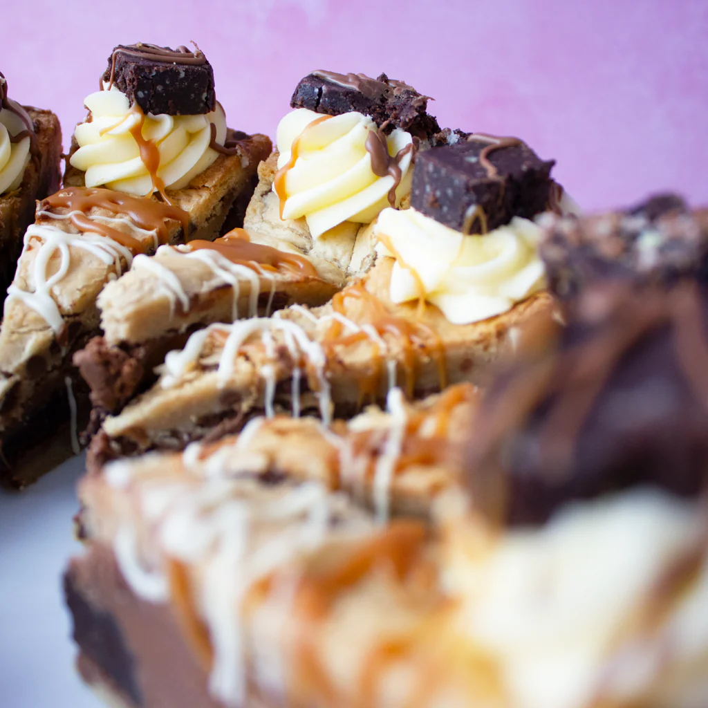 PRE-ORDER - Full Salted Caramel Brownie Cookie Pie Slice - 12 Slices - Image 3