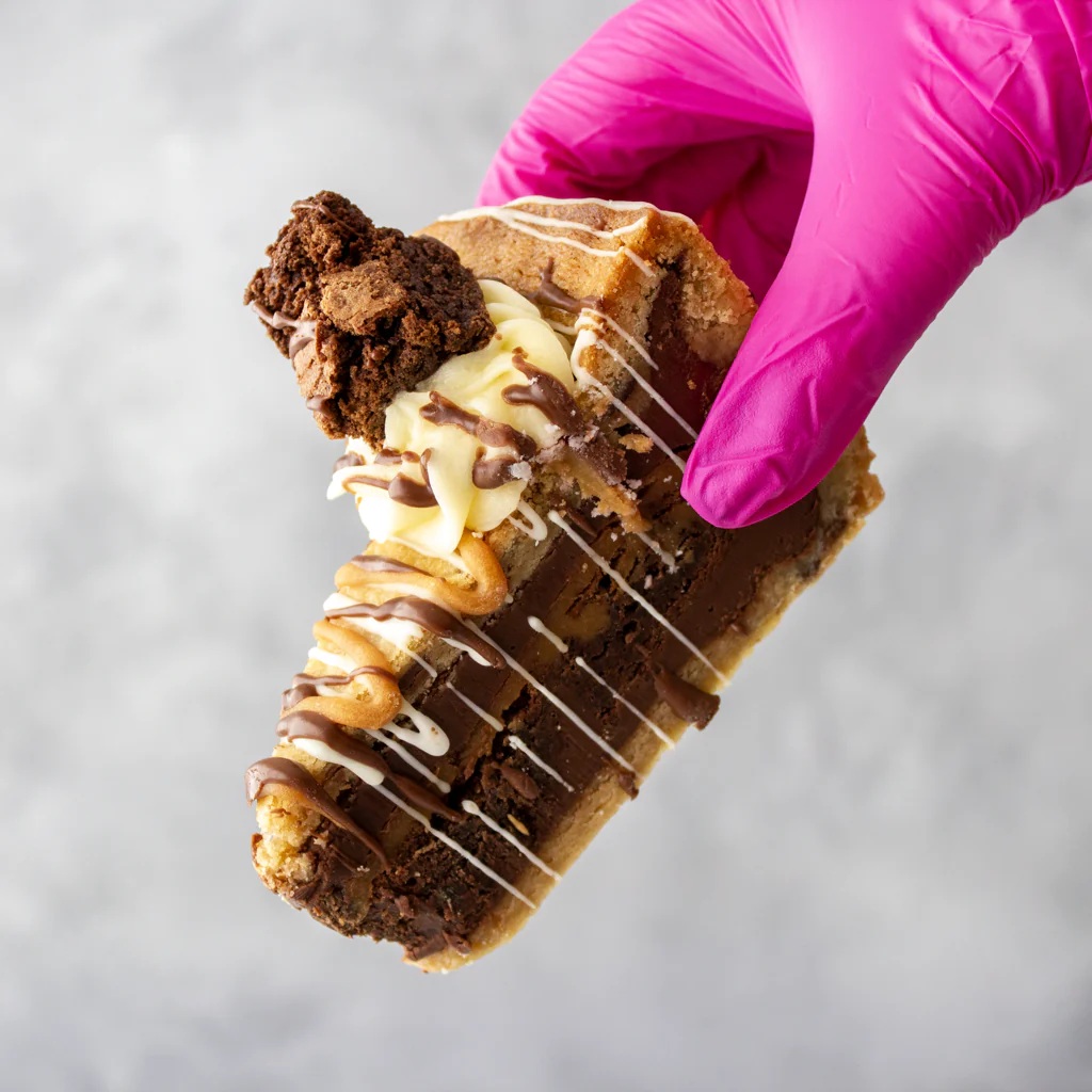 PRE-ORDER - Full Salted Caramel Brownie Cookie Pie Slice - 12 Slices - Image 8