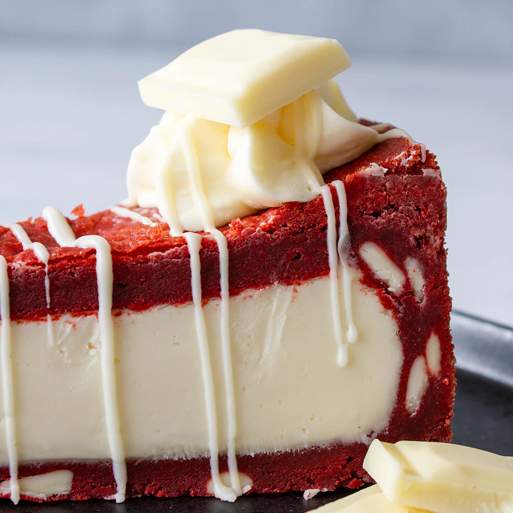 Red Velvet Cookie Pie Slice - Image 5