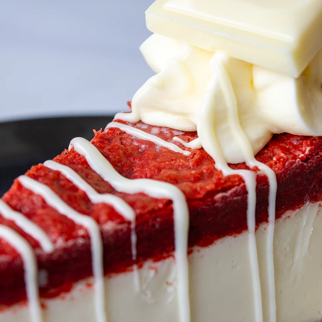 Red Velvet Cookie Pie Slice - Image 6