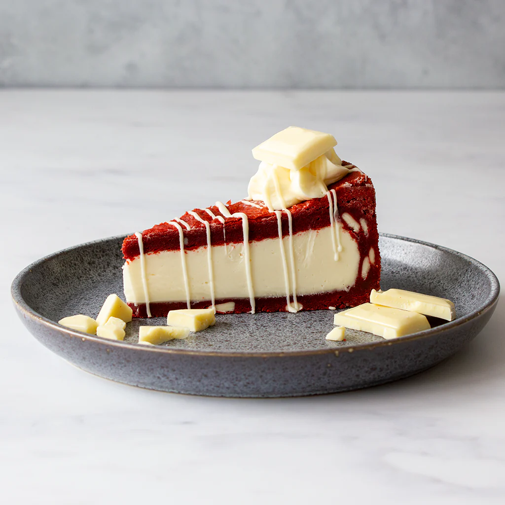 Red Velvet Cookie Pie Slice - Image 9