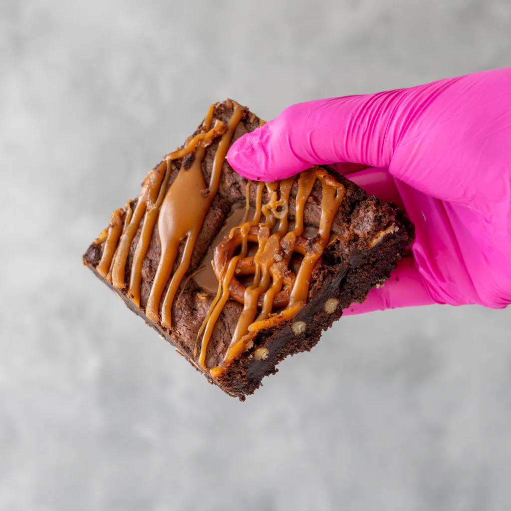 Salted Caramel Pretzel Brownie Slab - Image 3