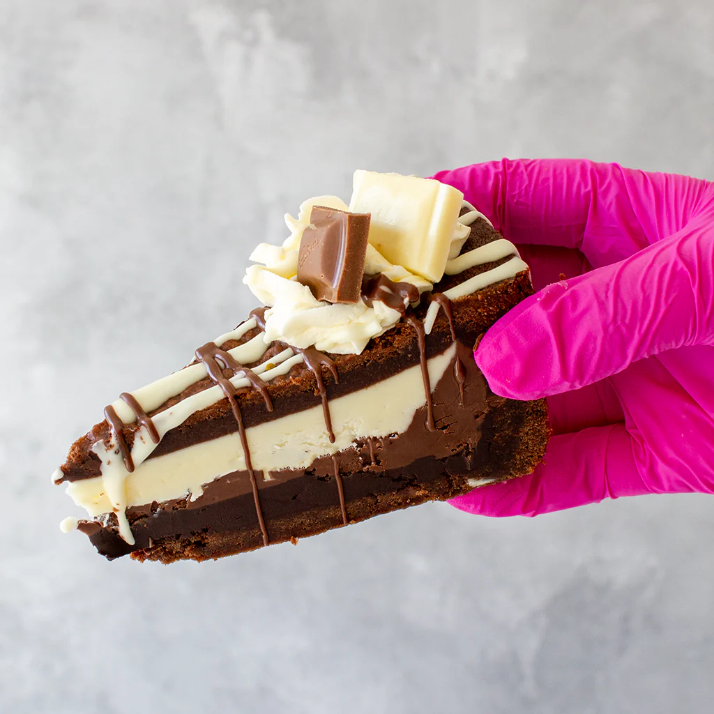 Triple Chocolate Cookie Pie Slice - Image 7
