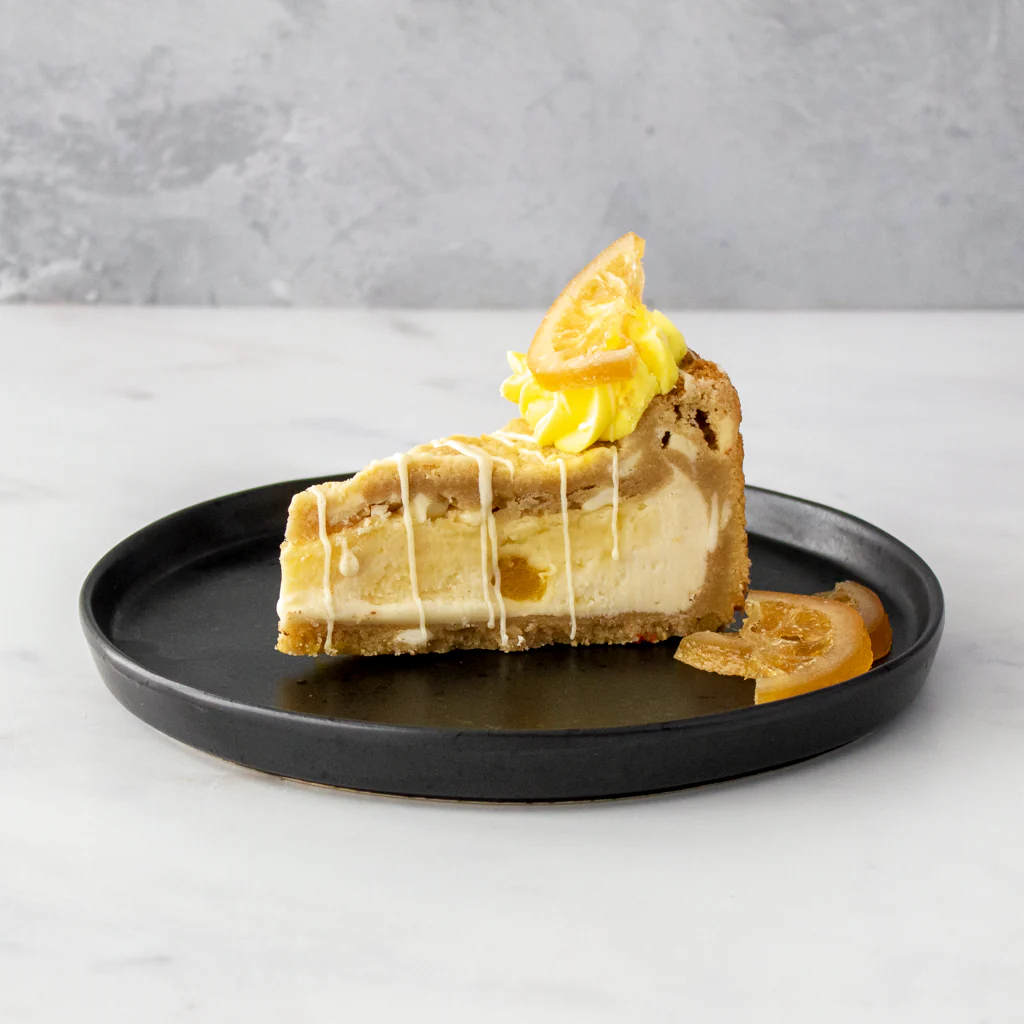 White Chocolate & Lemon Cookie Pie Slice - Image 4